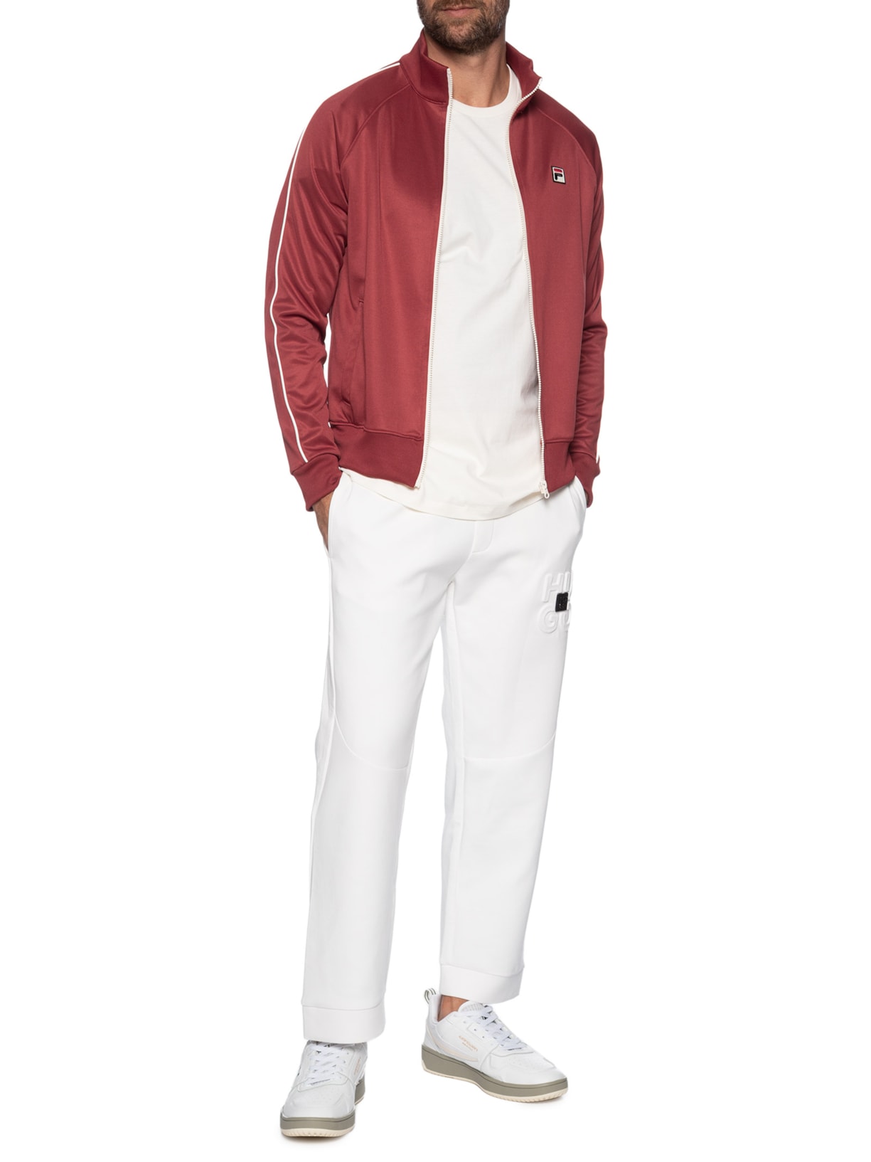 Tênis Masculino Classic Tennis Branco Fila