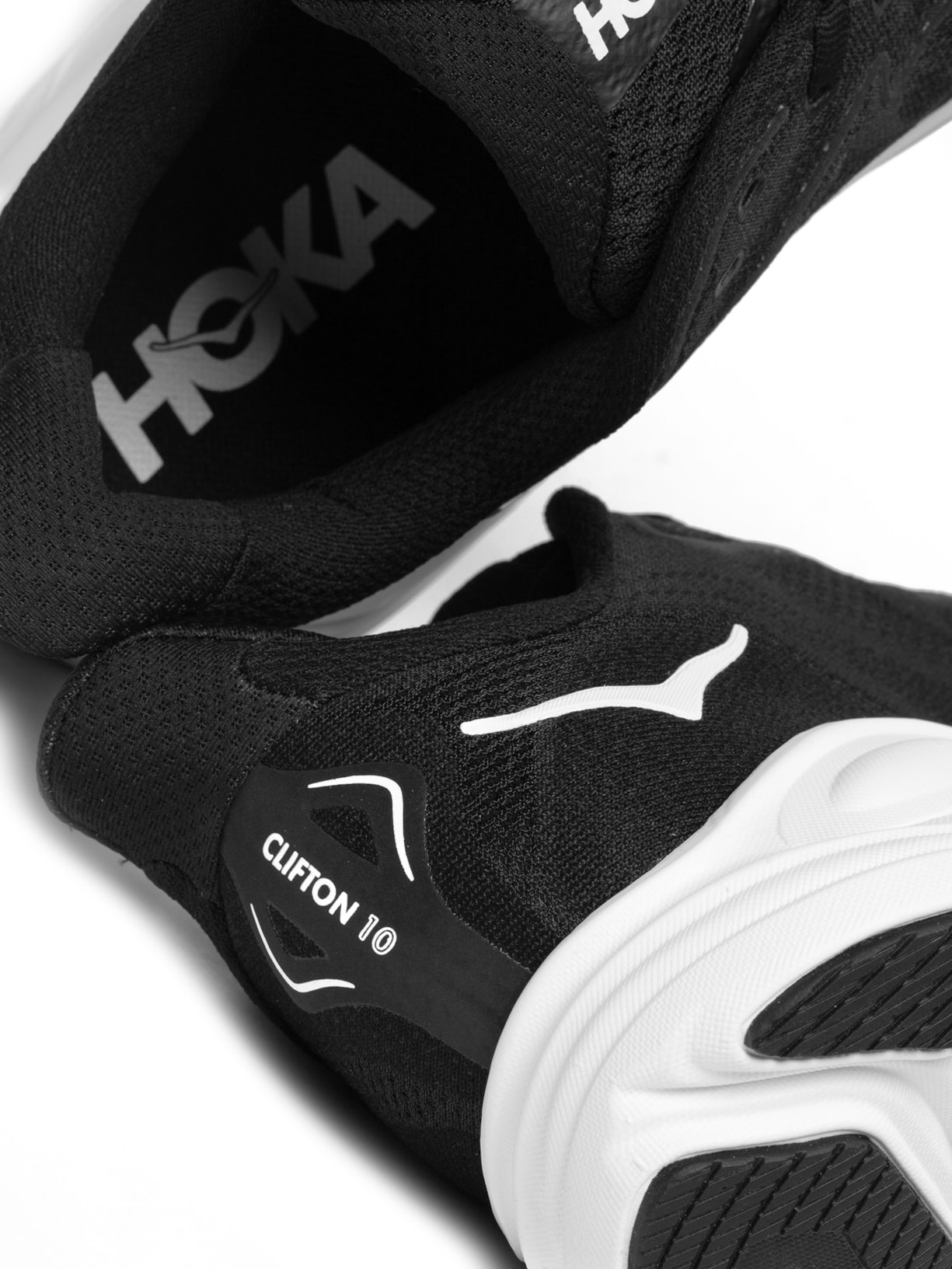 Tênis Masculino Clifton 10 Preto Hoka