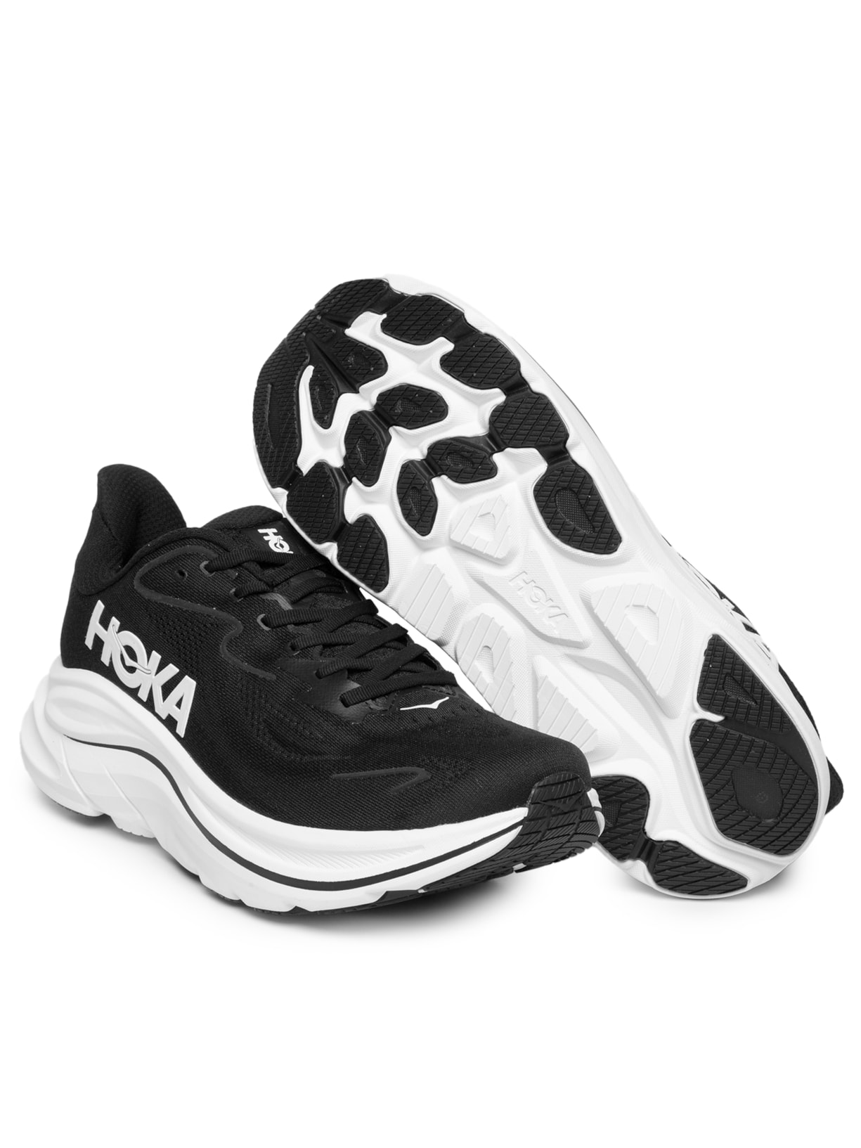 Tênis Masculino Clifton 10 Preto Hoka