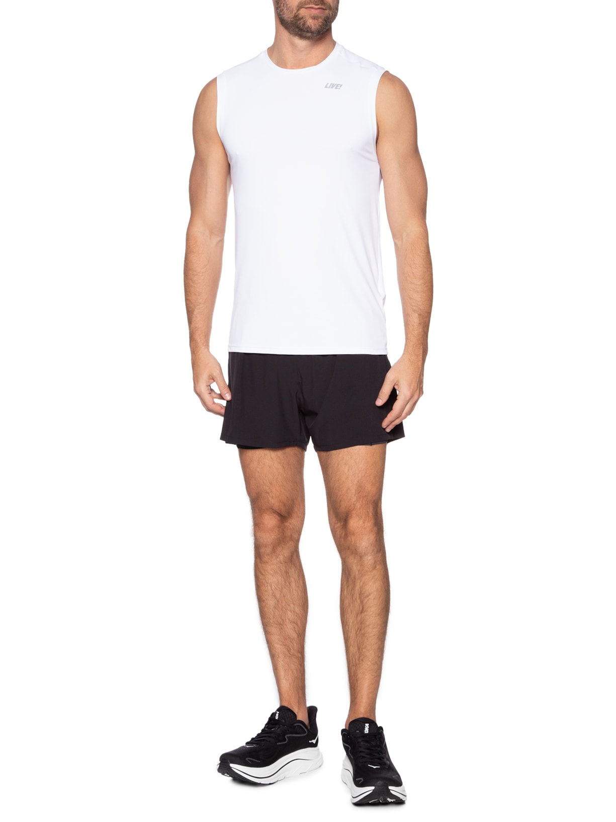 Tênis Masculino Clifton 10 Preto Hoka