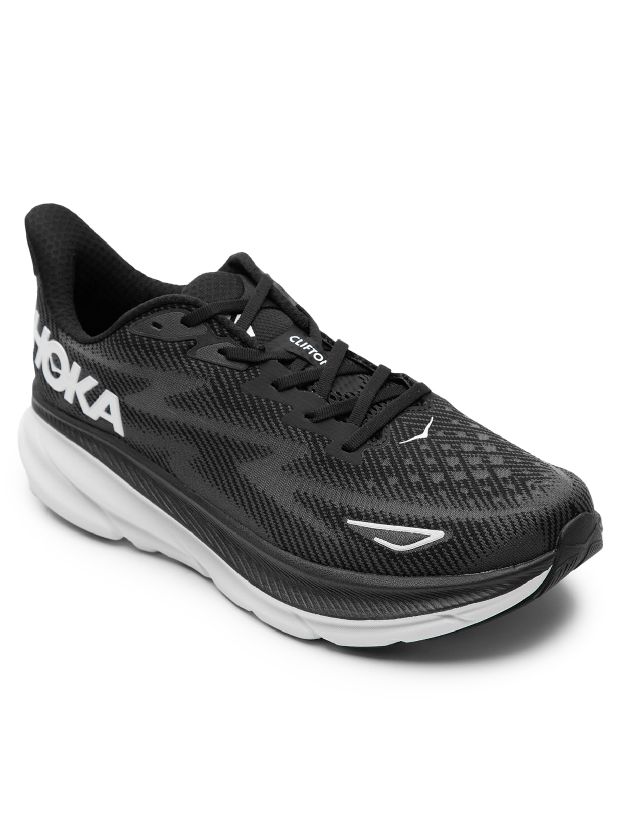 Tênis Masculino Clifton 9 Preto Hoka