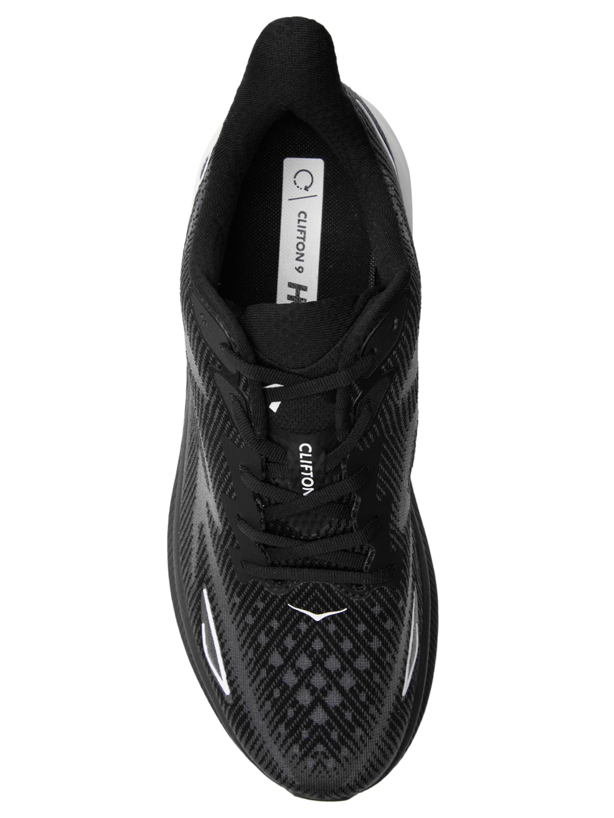 Tênis Masculino Clifton 9 Preto Hoka
