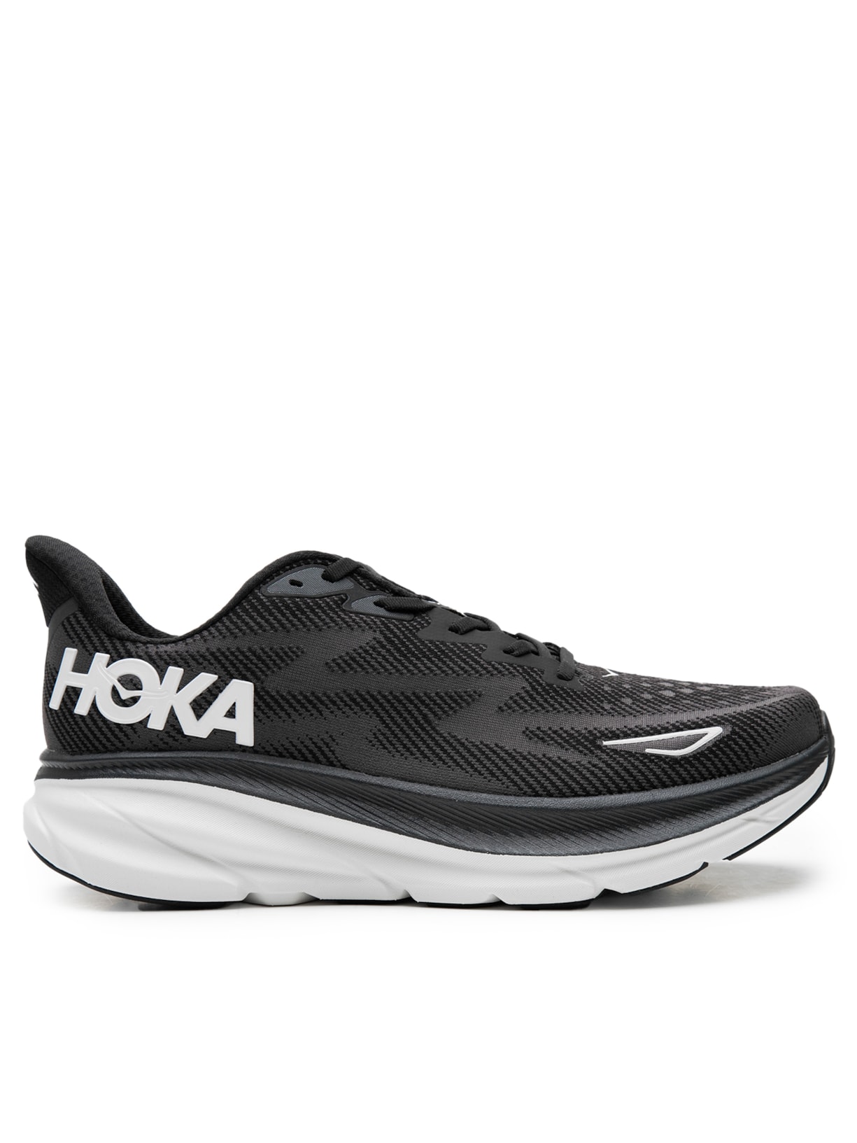 Tênis Masculino Clifton 9 Preto Hoka