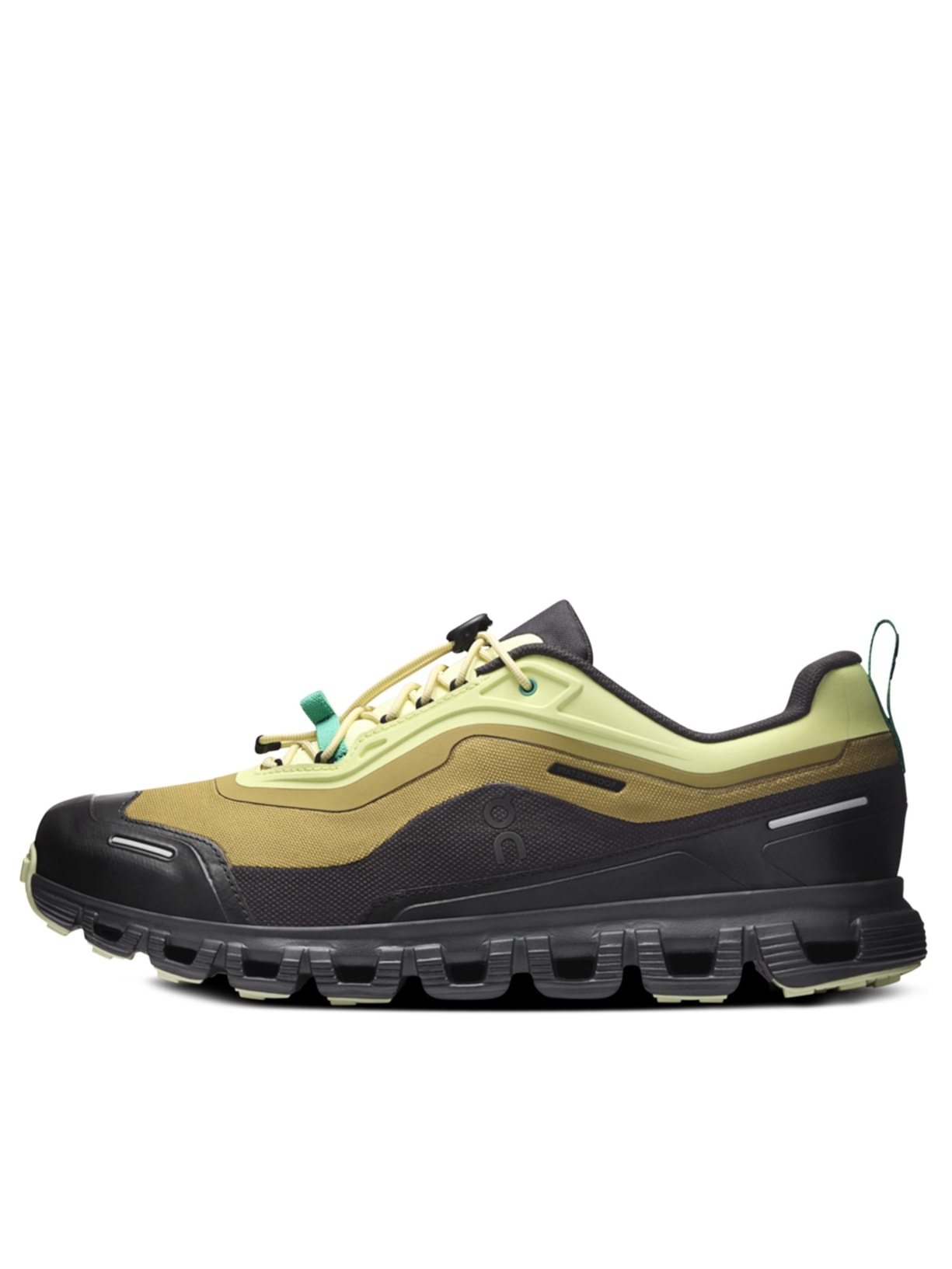 Tênis Masculino Cloud 6 Geo Waterproof Preto e Amarelo On Running