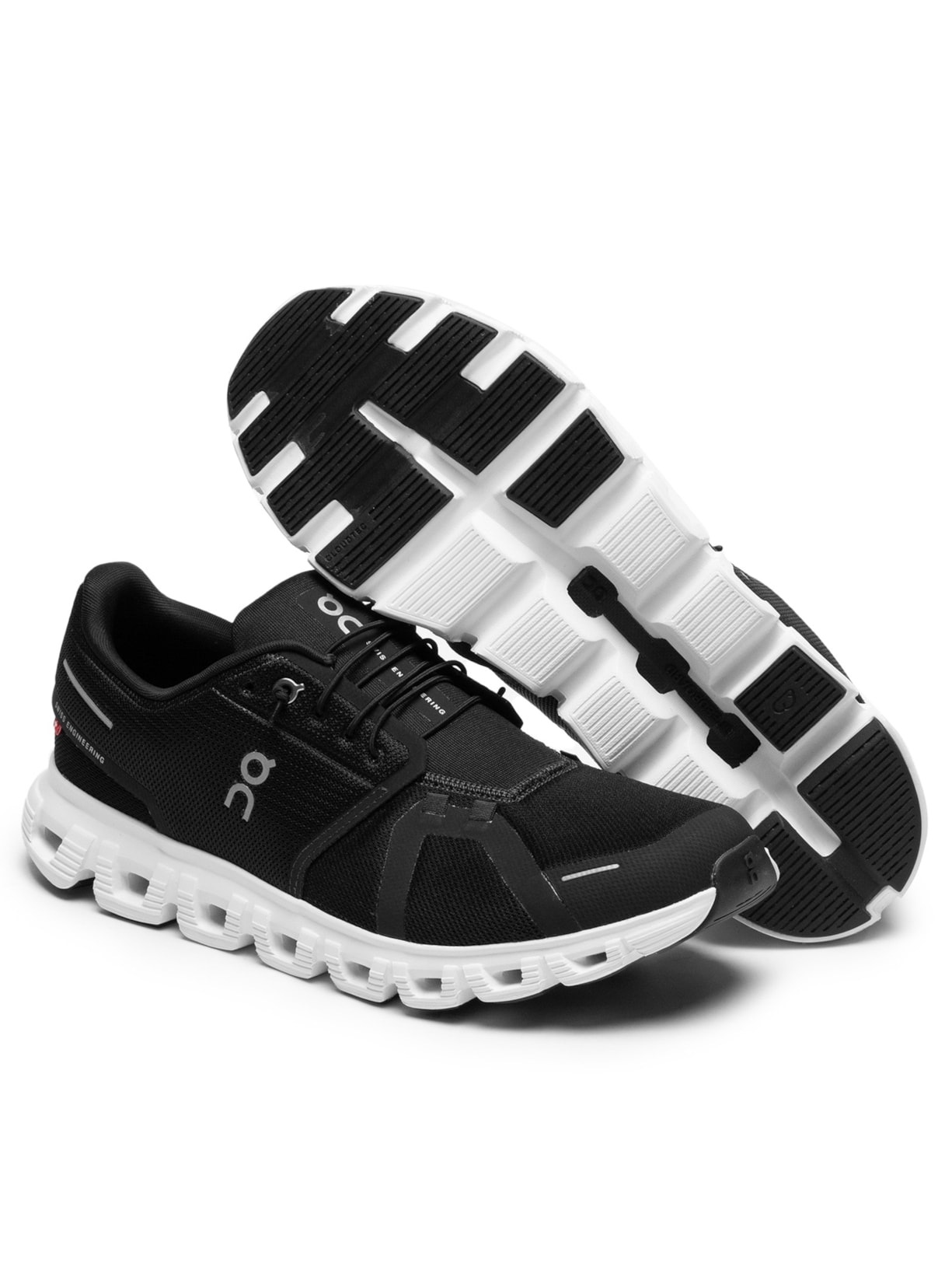 Tênis Masculino Cloud 6 Preto e Branco On Running