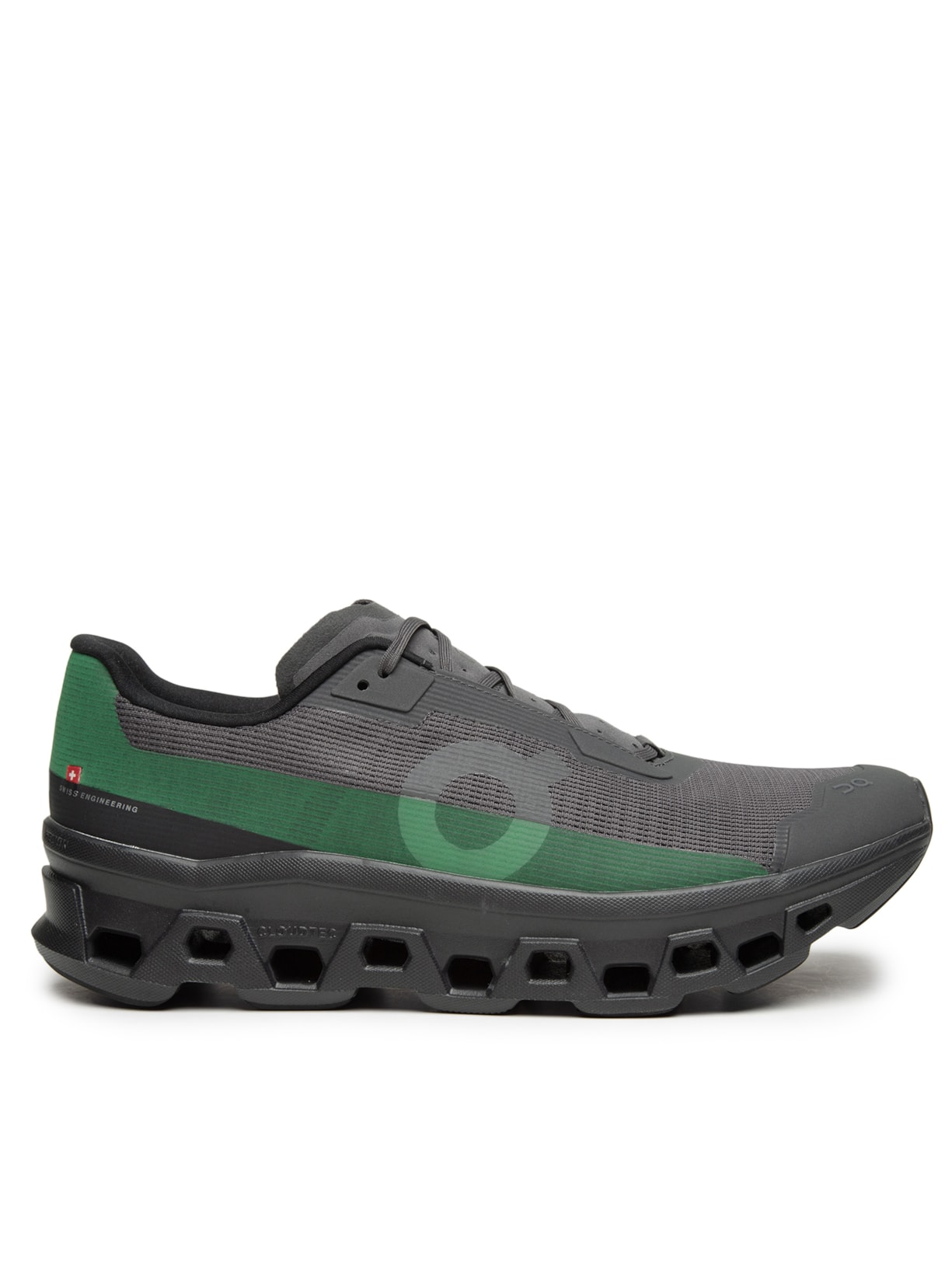 Tênis Masculino Cloudmonster Void Preto e Verde On Running