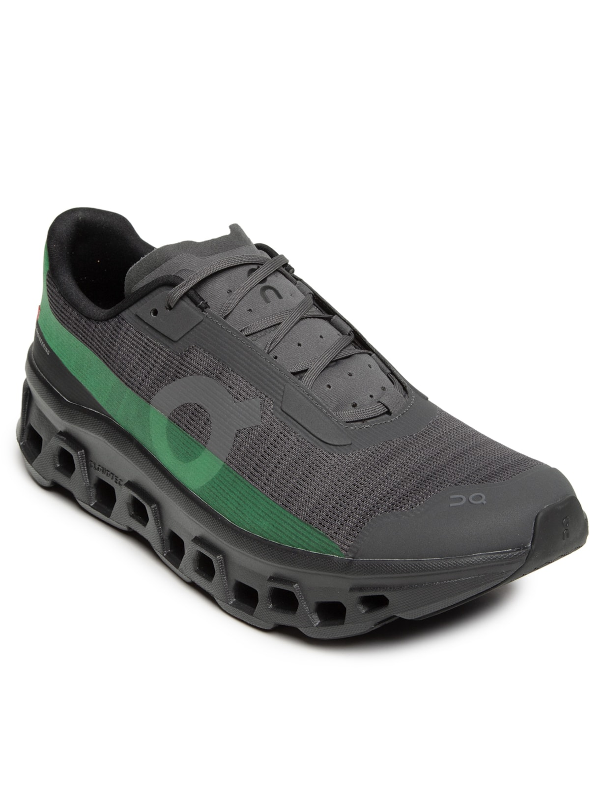 Tênis Masculino Cloudmonster Void Preto e Verde On Running