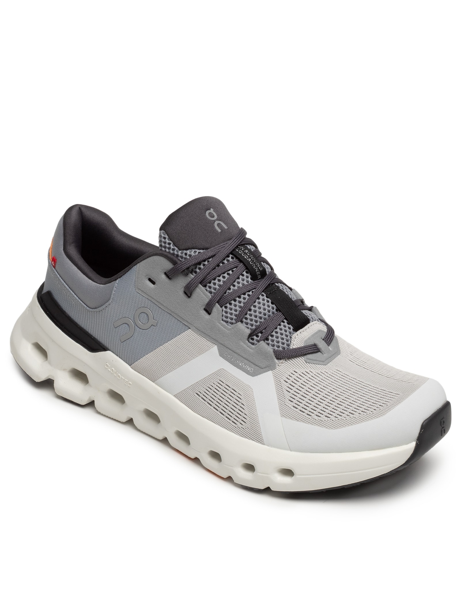 On Running - Tênis Masculino Cloudrunner 2 M Wolf Ivory - Branco