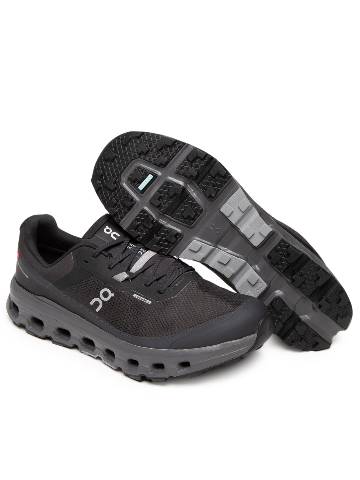 Tênis Masculino Cloudvista 2 Waterproof Preto On Running