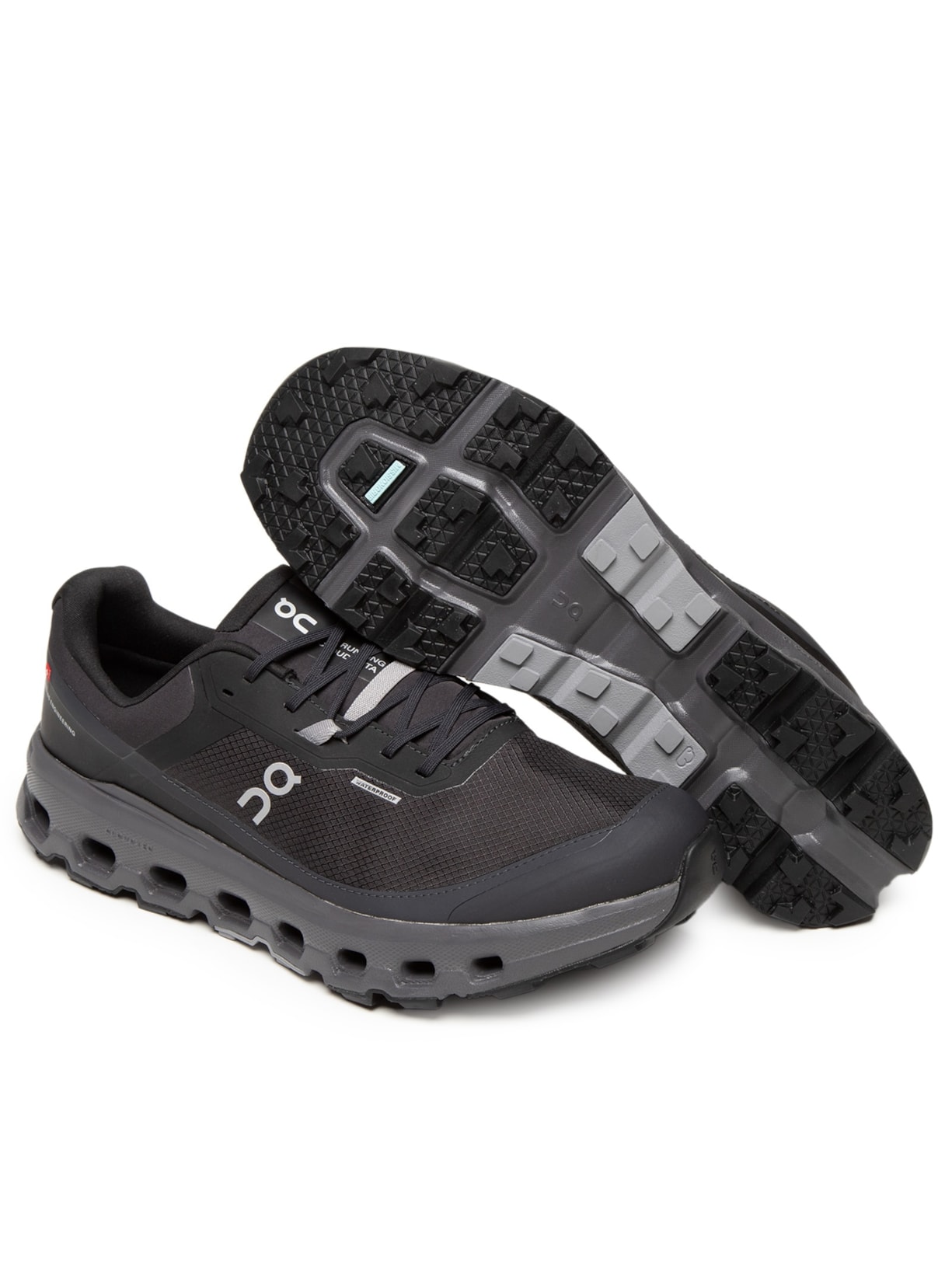 Tênis Masculino Cloudvista 2 Waterproof Preto On Running