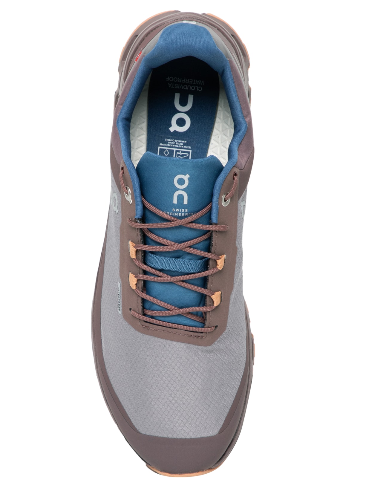 Tênis Masculino Cloudvista Waterproof Marrom On Running