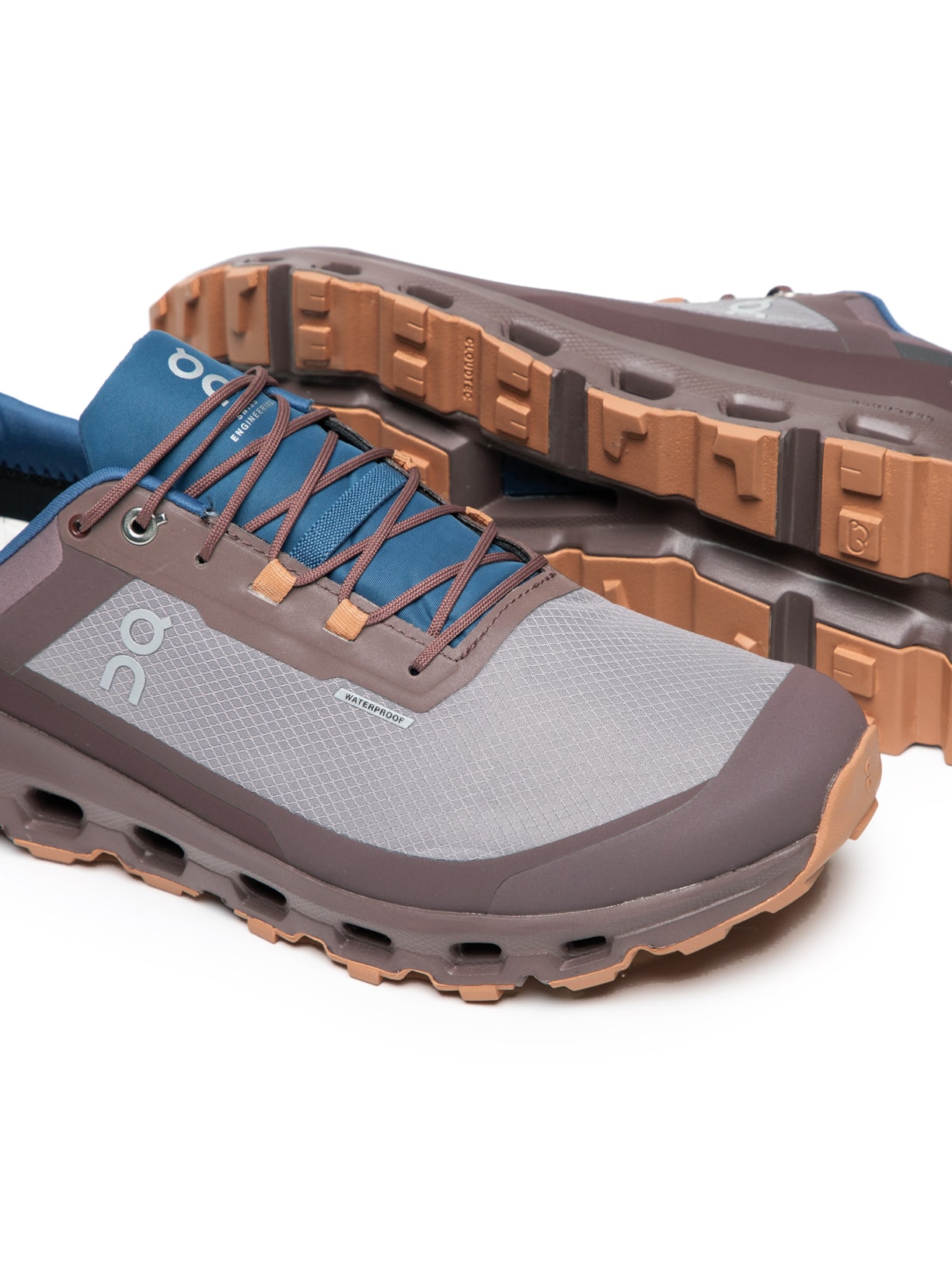 Tênis Masculino Cloudvista Waterproof Marrom On Running