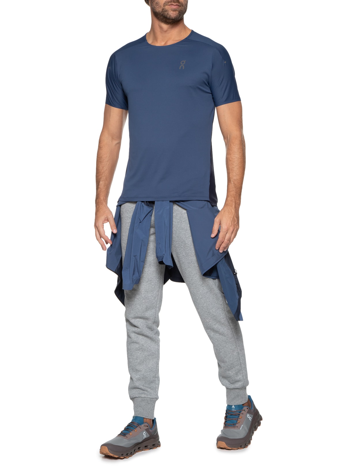 Tênis Masculino Cloudvista Waterproof Marrom On Running