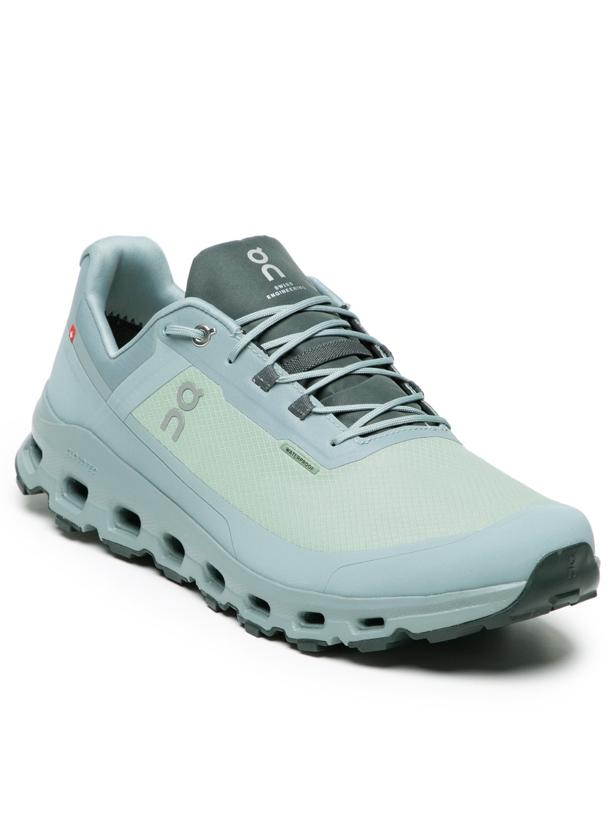 Tênis Masculino Cloudvista Waterproof Verde On Running
