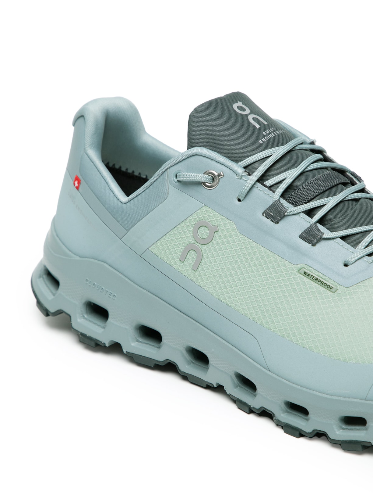 Tênis Masculino Cloudvista Waterproof Verde On Running