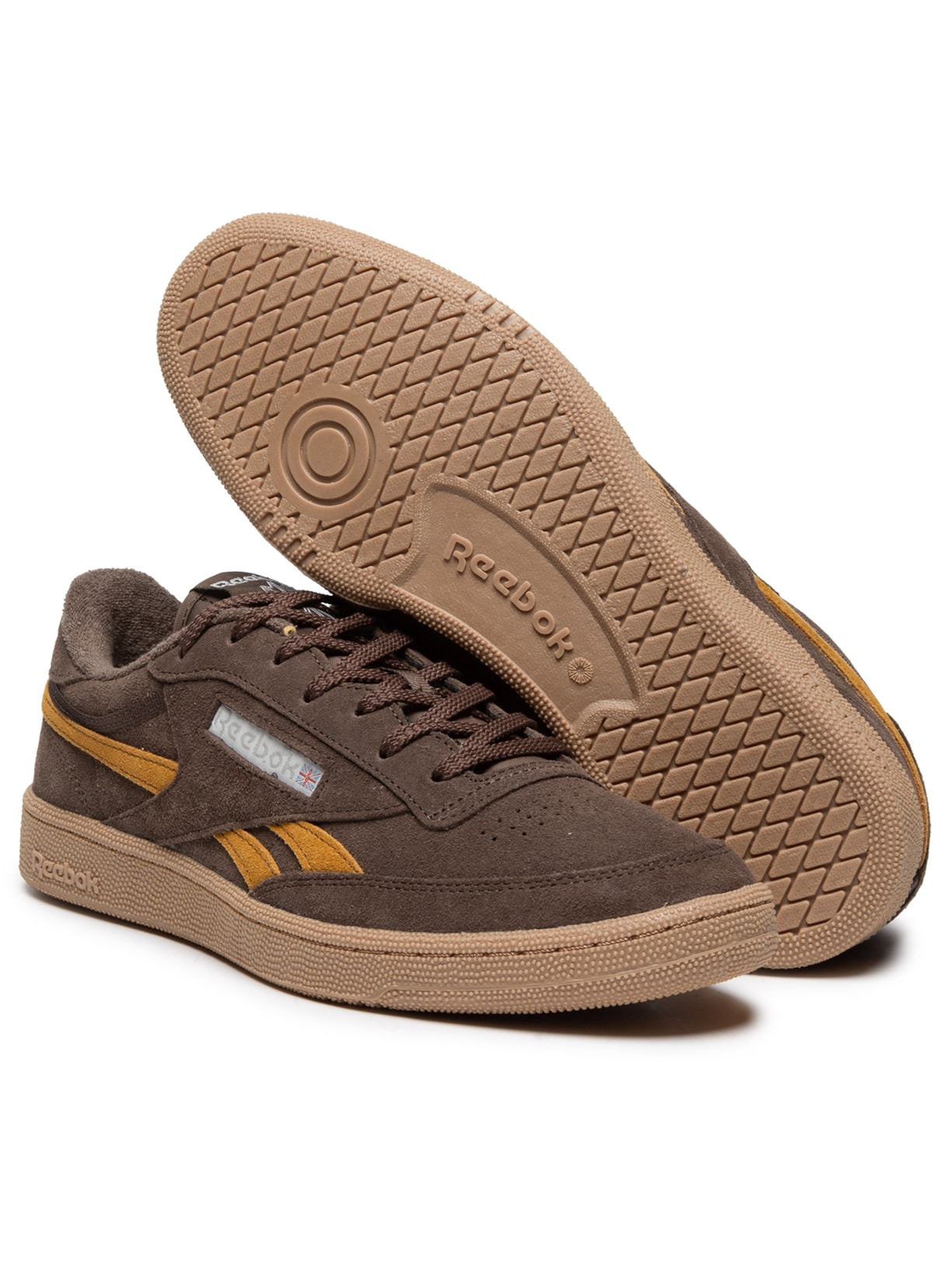 Tênis Masculino Club C Revenge Vintage Marrom Reebok