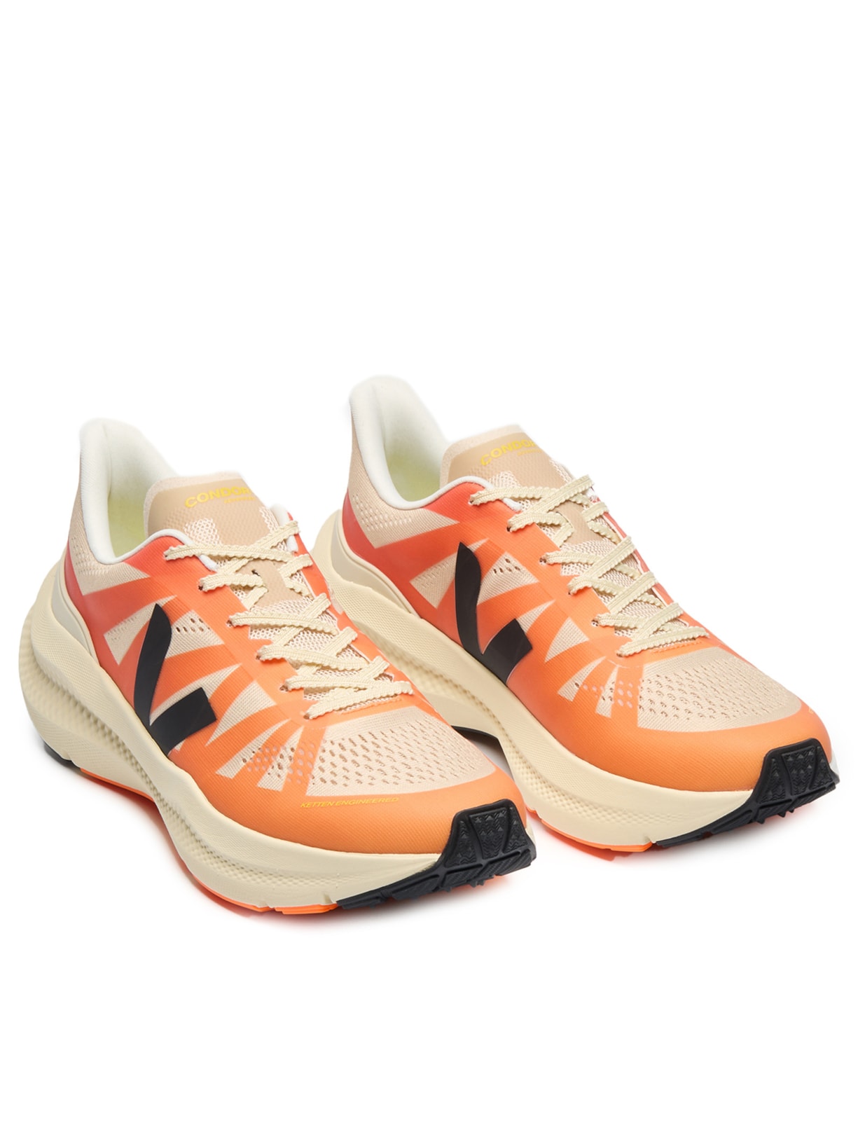 Tênis Masculino Condor 3 Advanced Engineered Mesh Laranja Veja