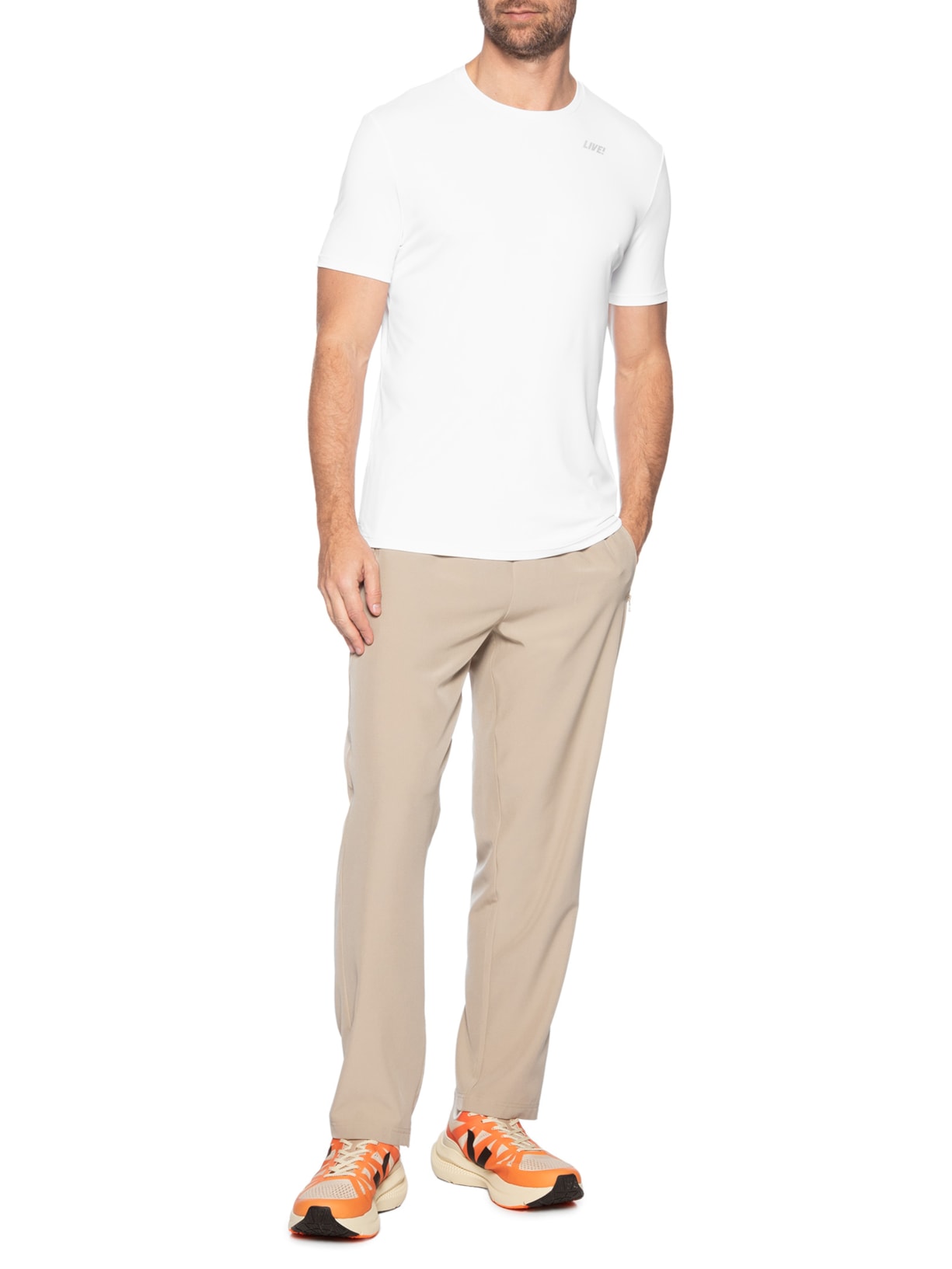 Tênis Masculino Condor 3 Advanced Engineered Mesh Laranja Veja