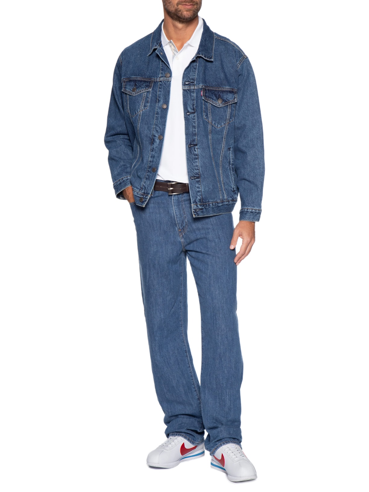 Tênis Masculino Cortez Branco Nike