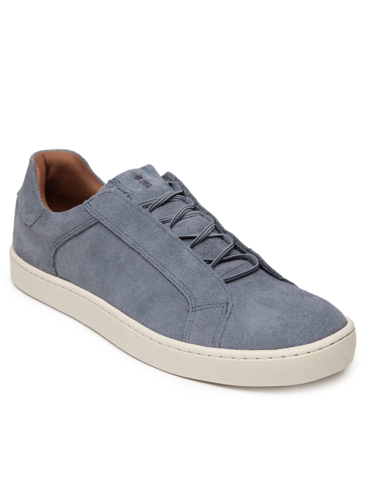 Tênis Masculino Couro Camurça Elástico Azul Sergio K
