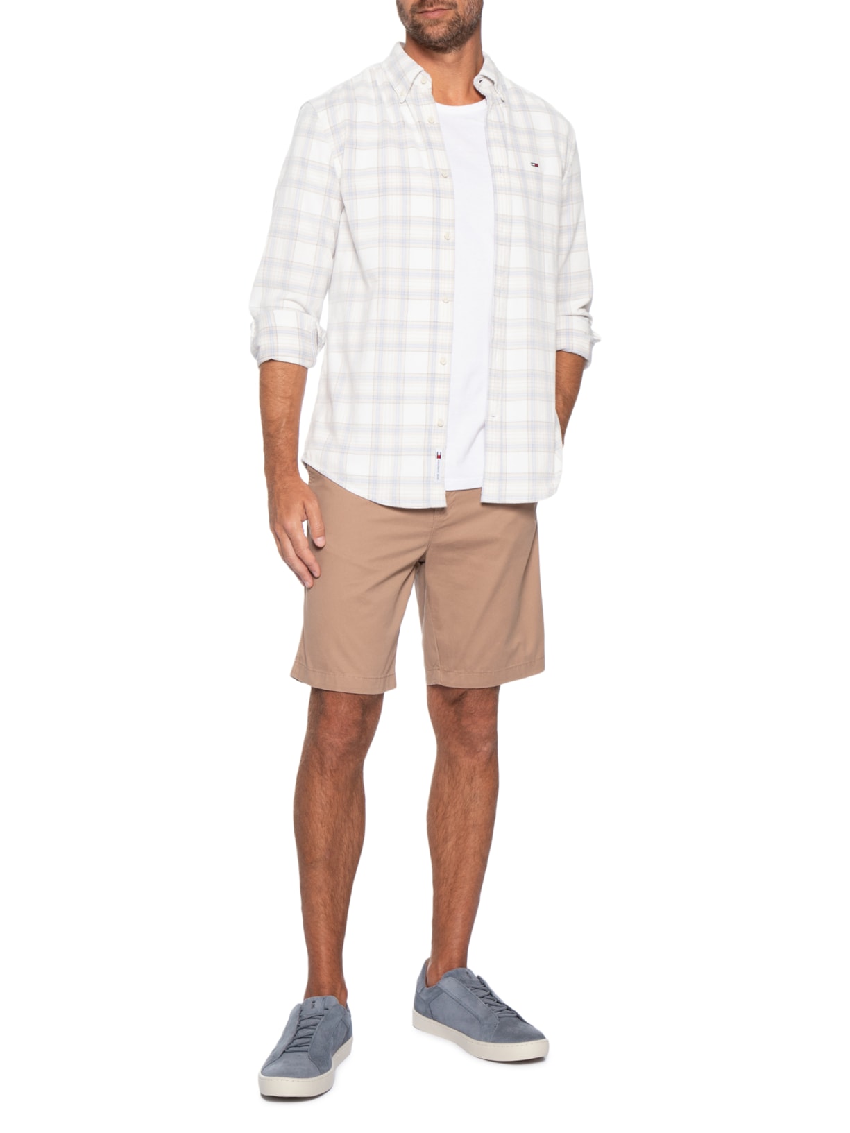 Tênis Masculino Couro Camurça Elástico Azul Sergio K