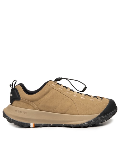 Tênis Masculino Couro Hiker - Marrom
