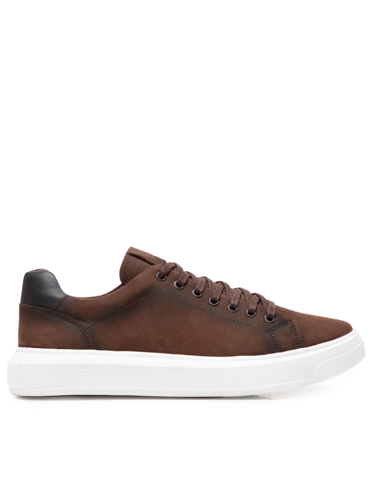 Tênis Masculino Couro - Marrom