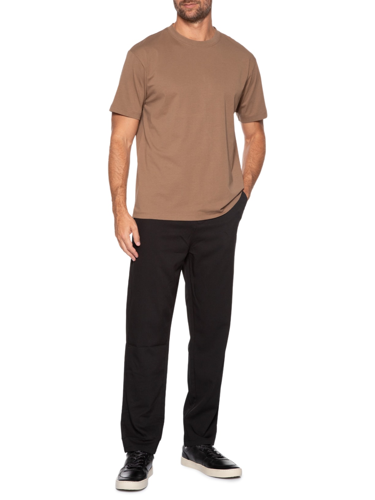 Tênis Masculino Couro New Basket Preto Sergio K