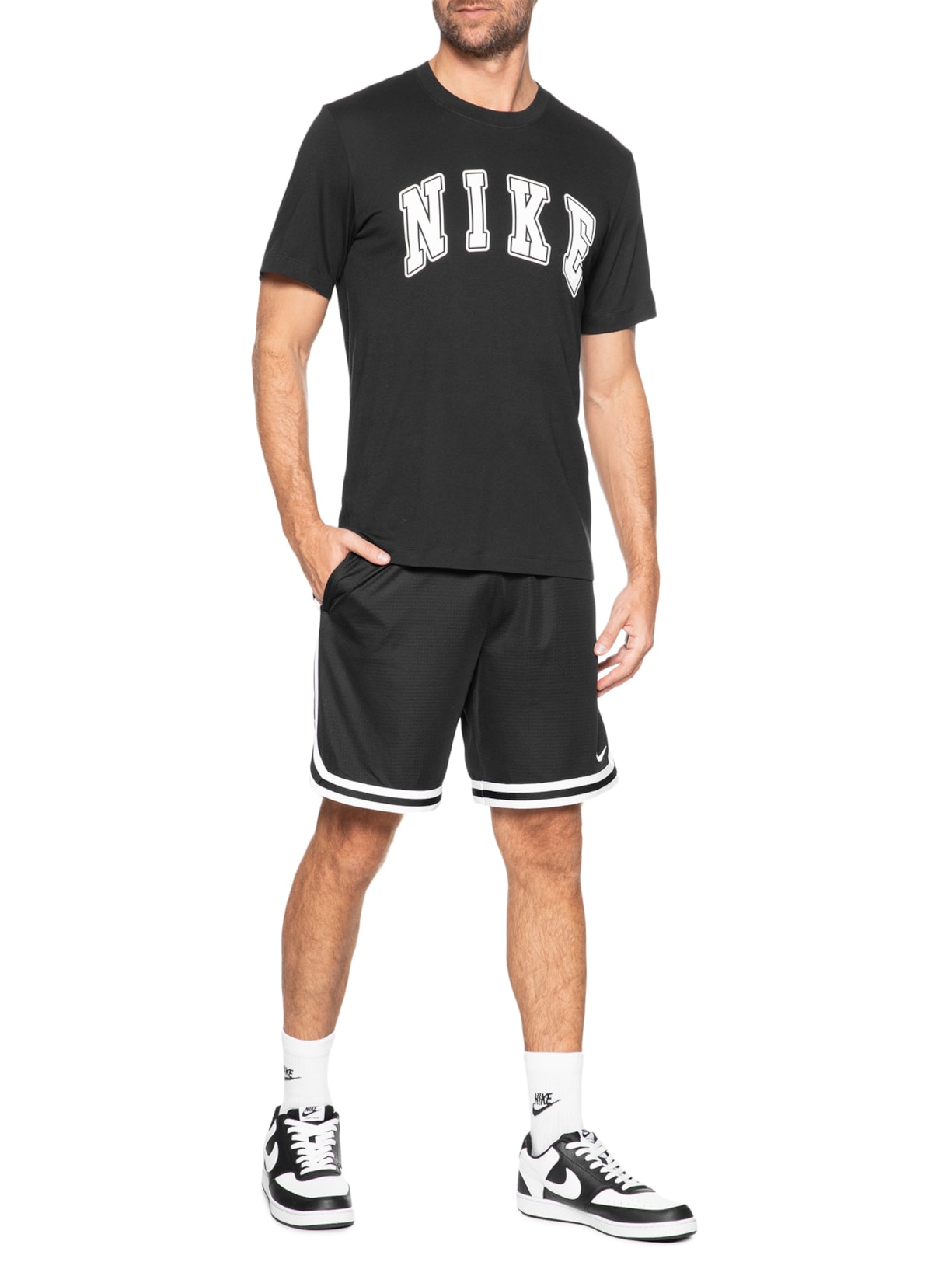 Tênis Masculino Court Vision Low Preto Nike