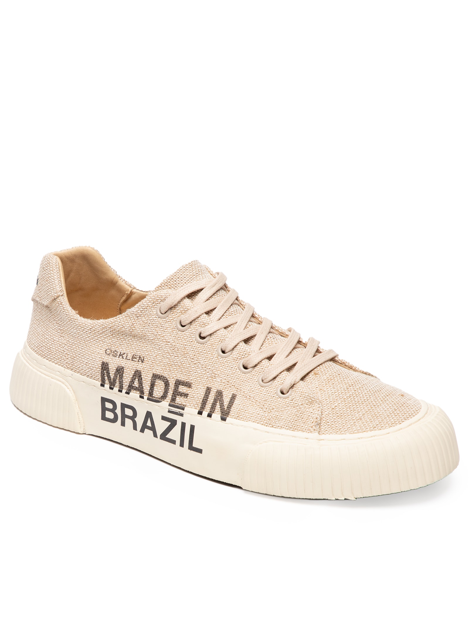 Osklen - Tênis Masculino Creeper Juta Made In Brazil - Bege