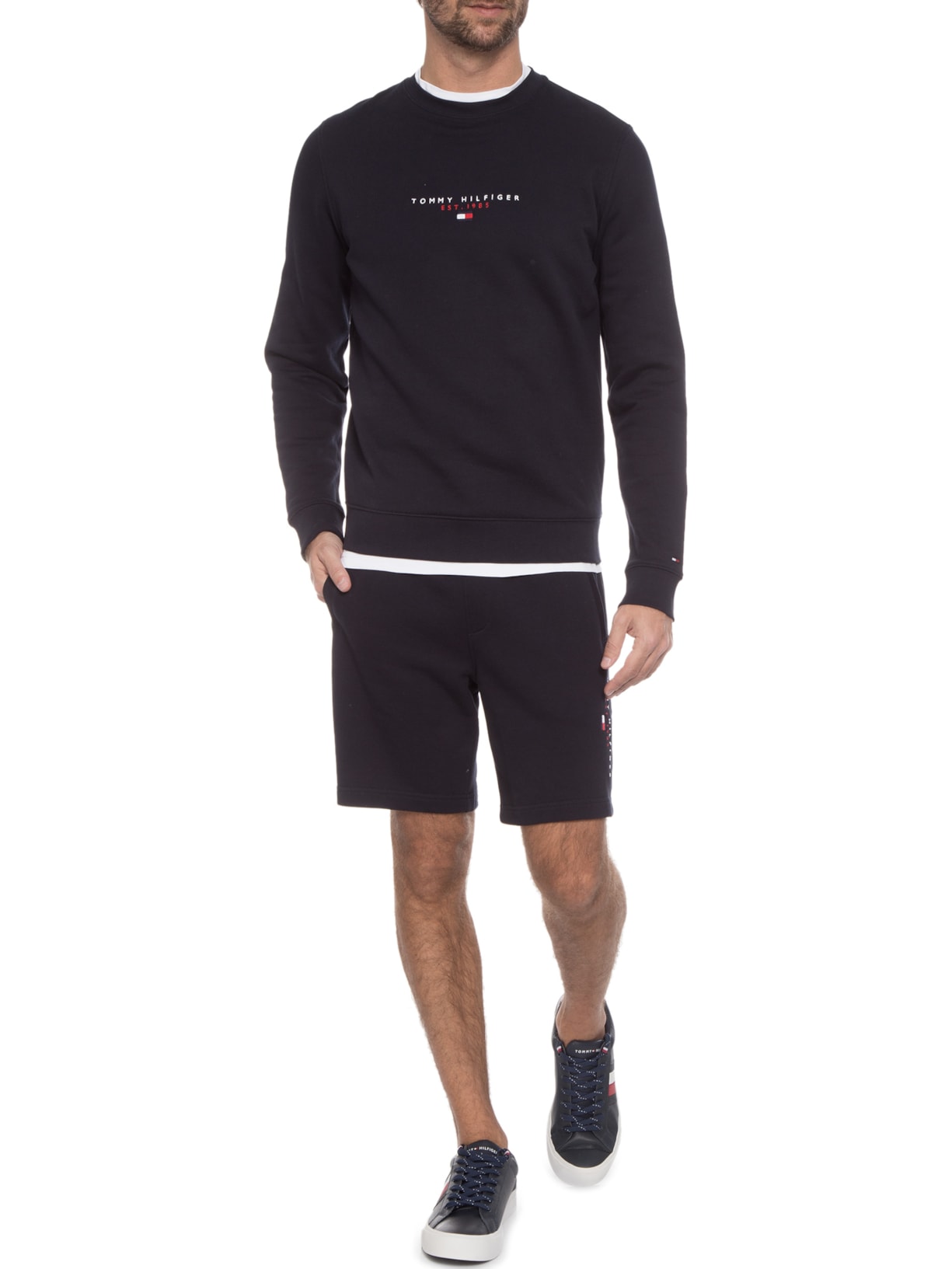 Tênis Masculino Dino 9a Azul Tommy Hilfiger