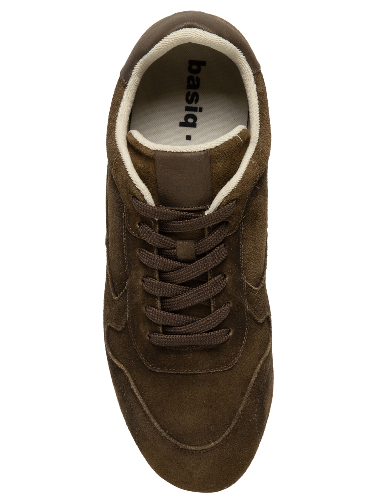 Tênis Masculino em Camurça Retrô – Marrom Basiq Men