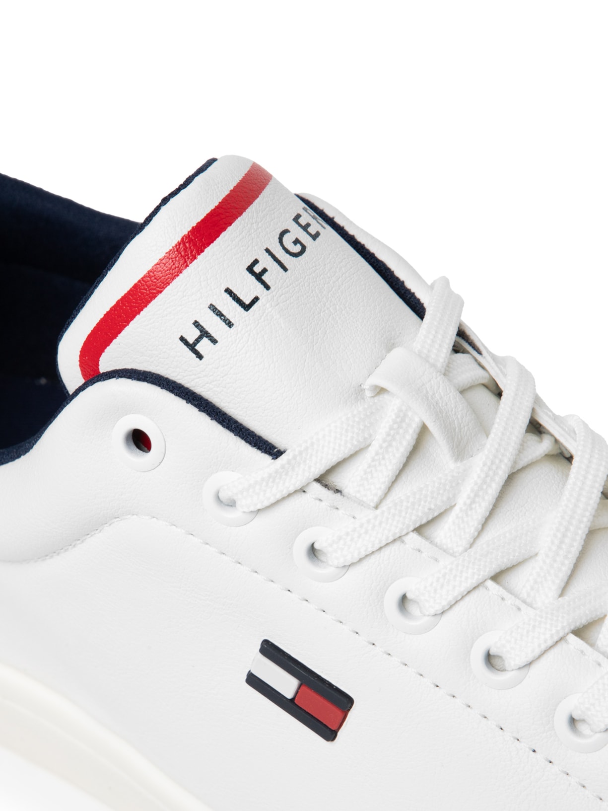 Tênis Masculino Flag Low Cut Lace-Up Branco Tommy Hilfiger