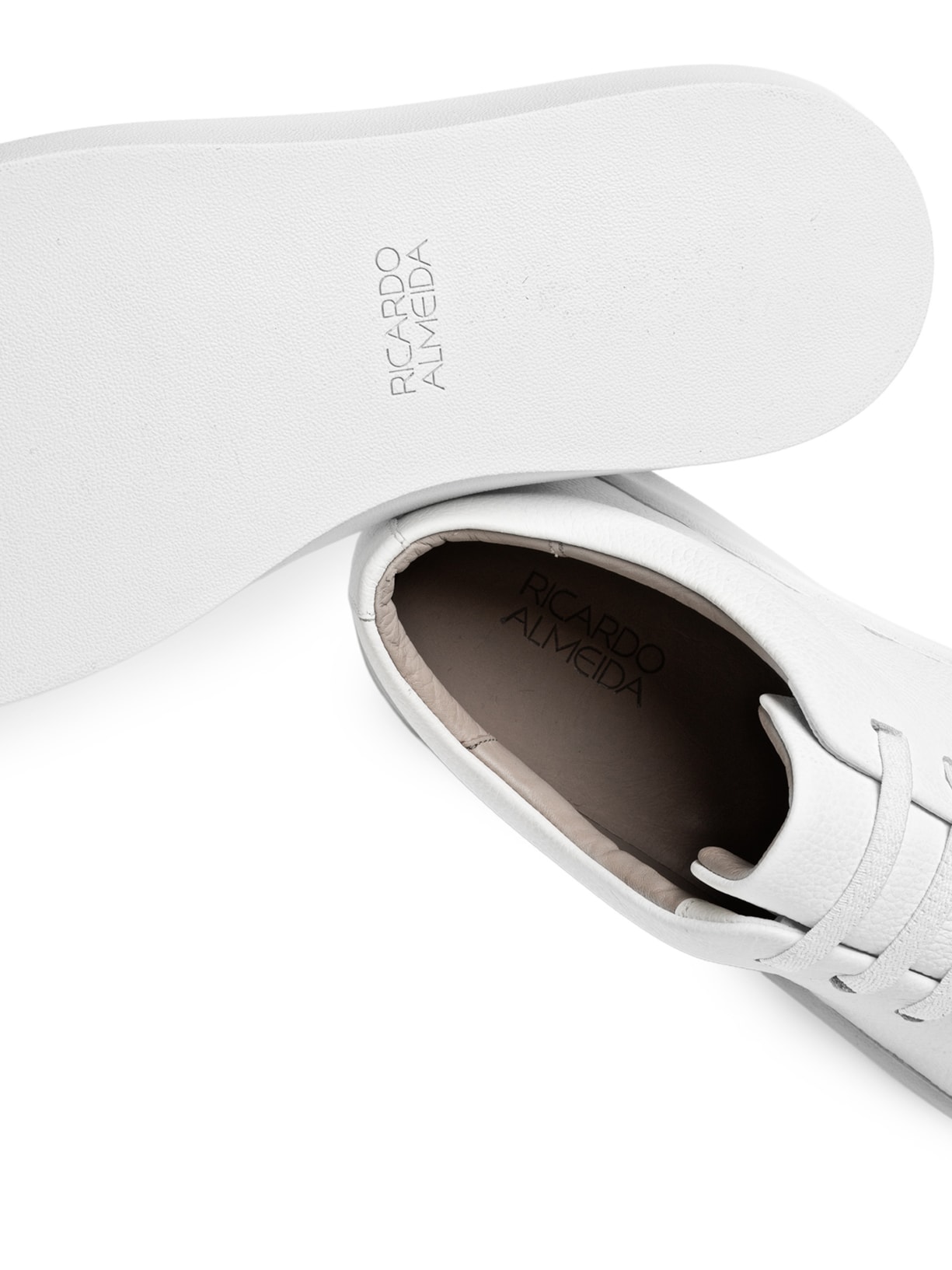 Tênis Masculino Flat Vinco Branco Ricardo Almeida