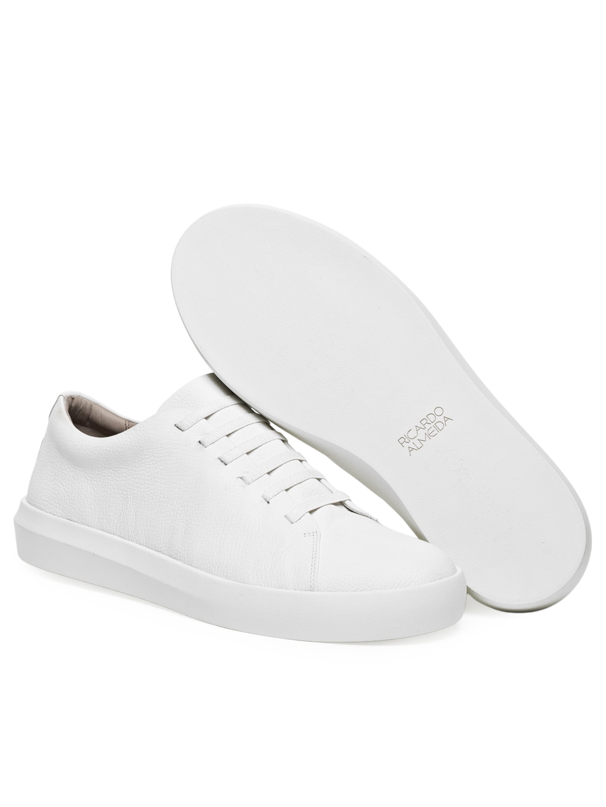 Tênis Masculino Flat Vinco Branco Ricardo Almeida