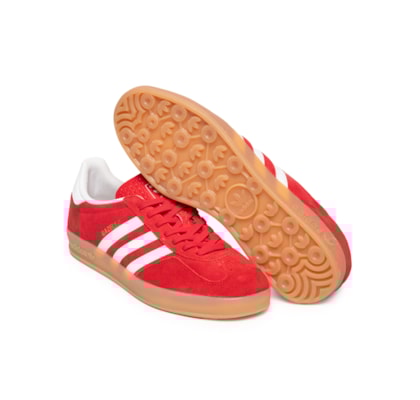 Tênis Masculino Gazelle Indoor - Vermelho
