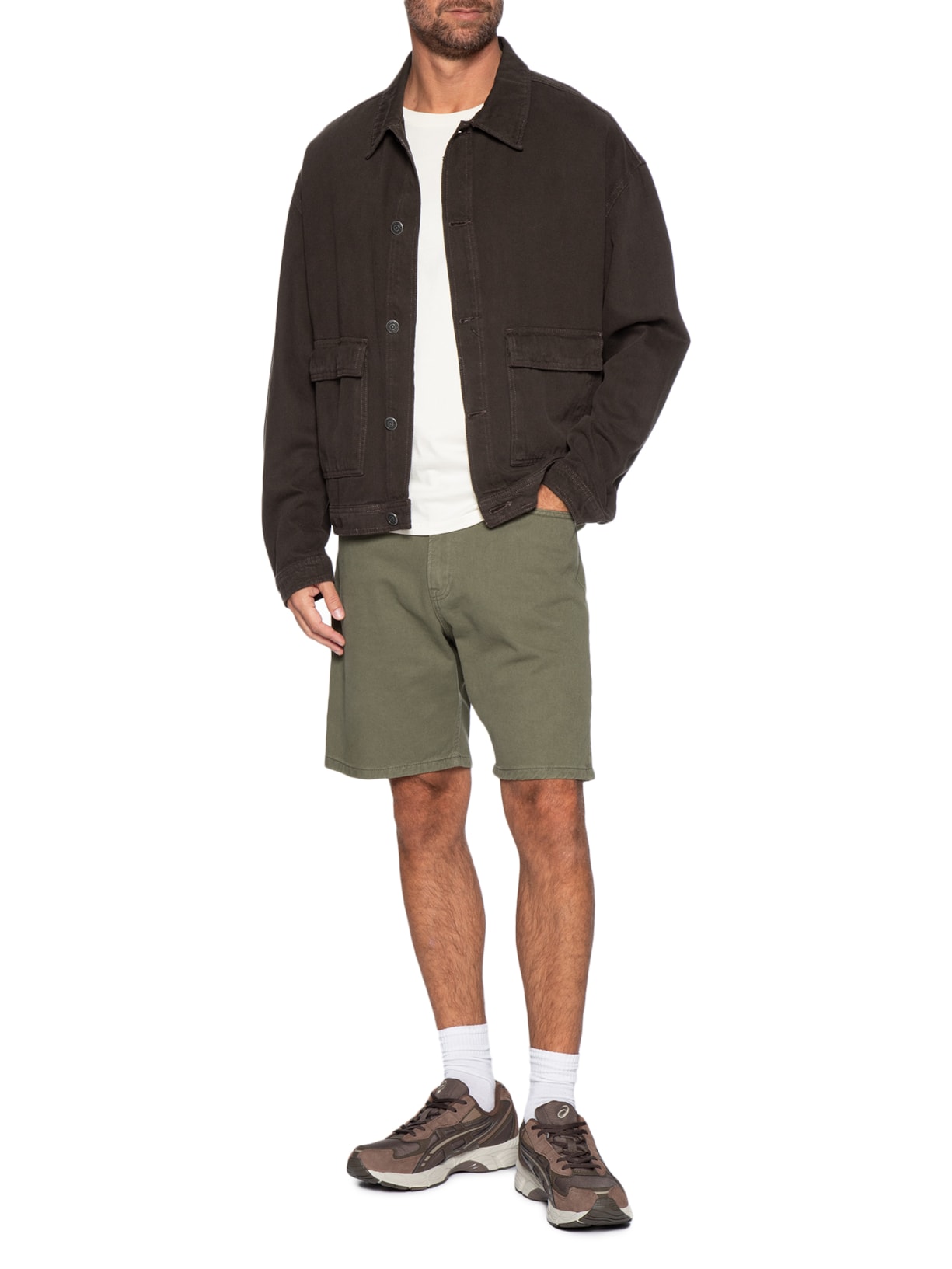 Tênis Masculino Gel-Nyc 2055 Marrom Asics