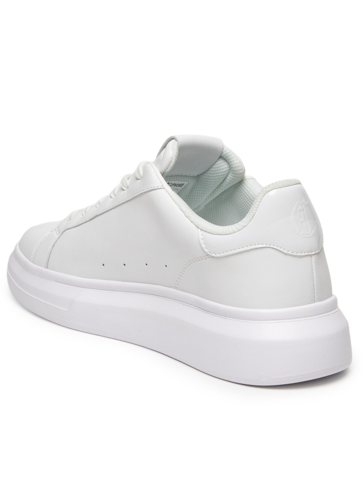 Tênis Masculino Genuine Leather Casual Branco Just Cavalli