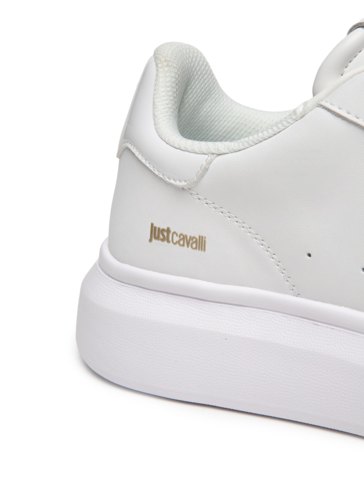 Tênis Masculino Genuine Leather Casual Branco Just Cavalli