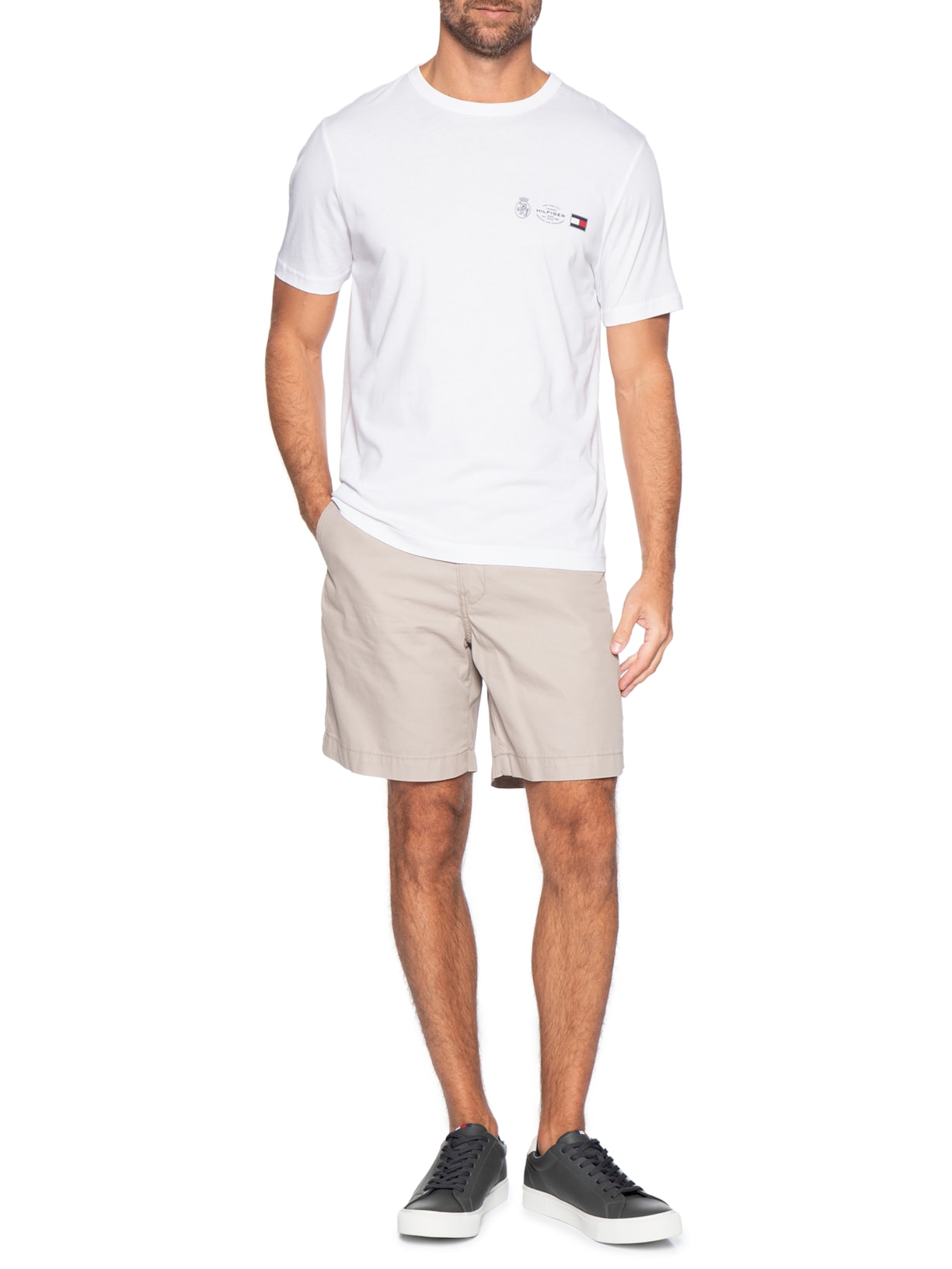 Tênis Masculino Greg 1A Cinza Tommy Hilfiger