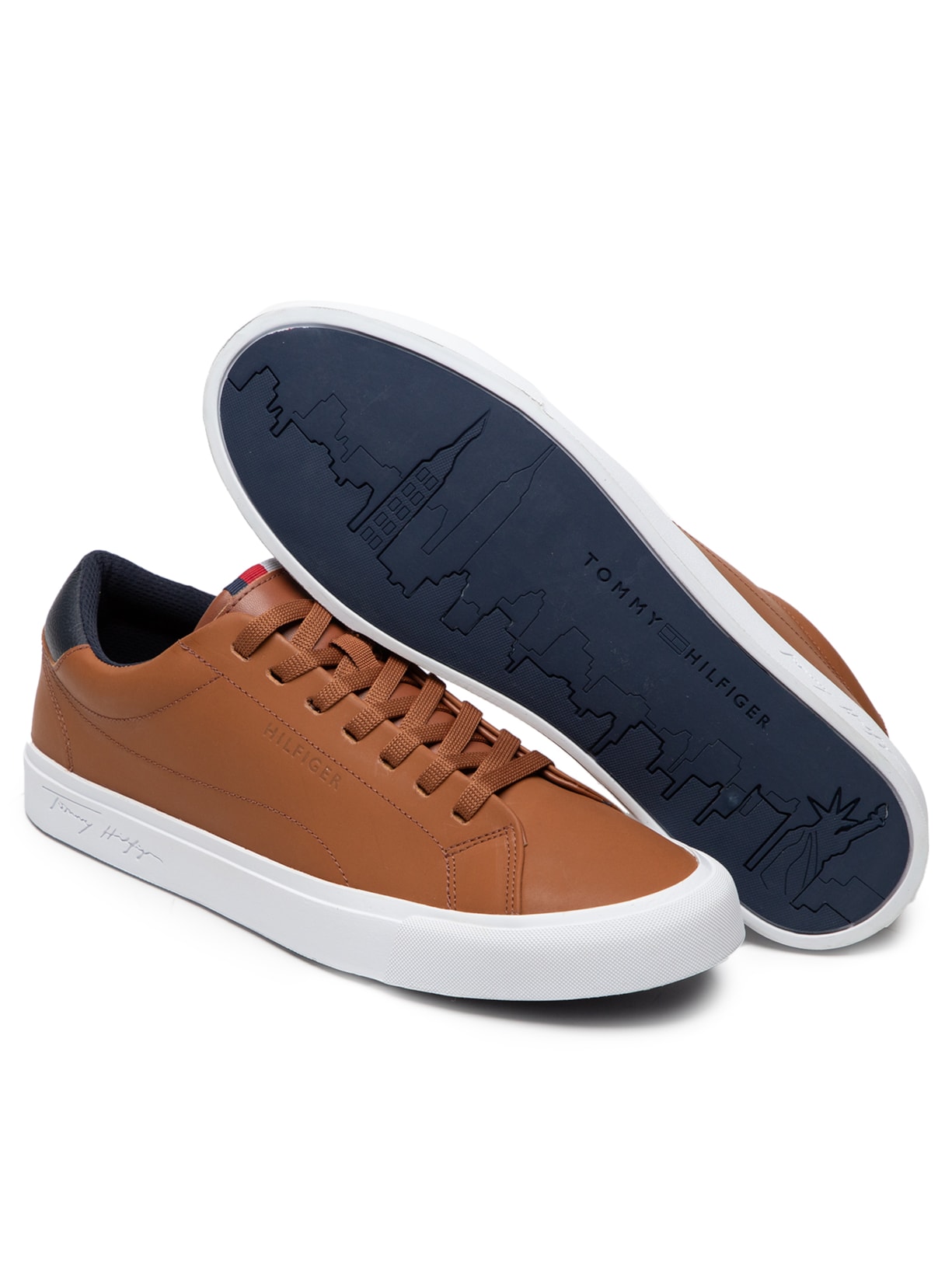 Tênis Masculino Greg 1A Marrom Tommy Hilfiger