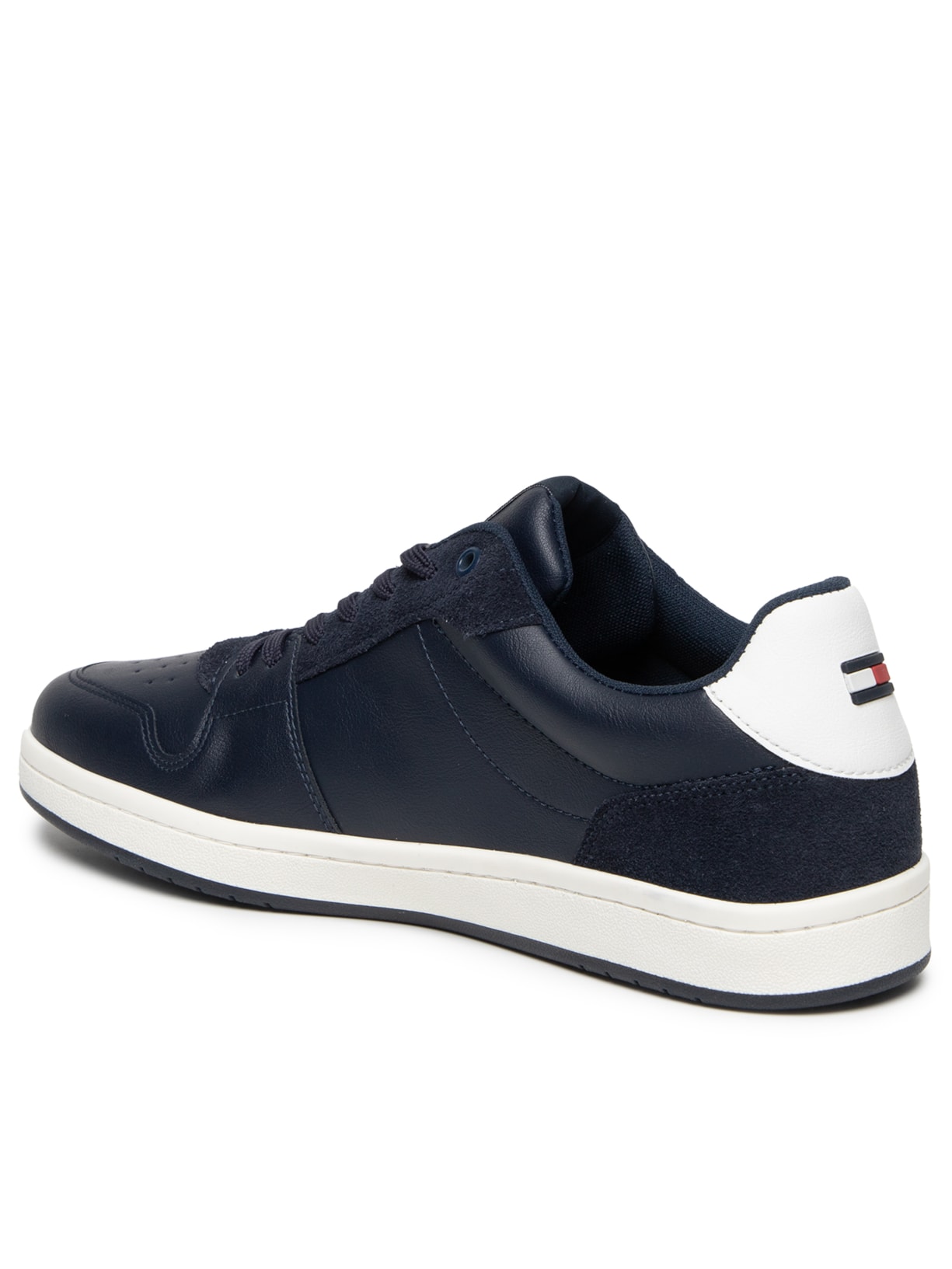 Tênis Masculino H Low Cut Lace-Up Sneaker Azul Tommy Hilfiger