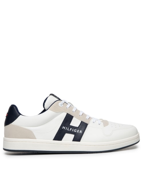 Tênis Masculino H Low Cut Lace-Up Sneaker - Branco