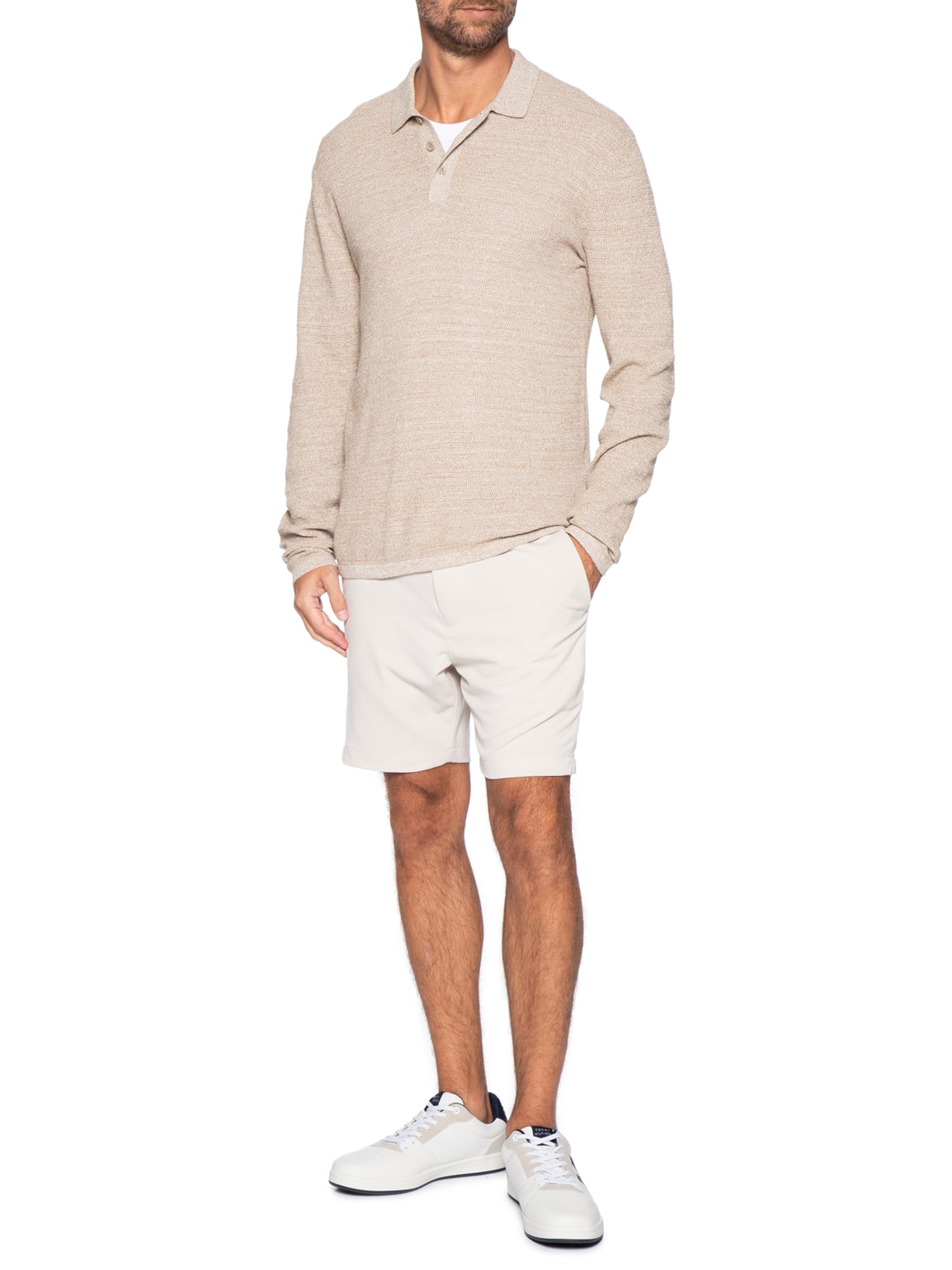 Tênis Masculino H Low Cut Lace-Up Sneaker Branco Tommy Hilfiger