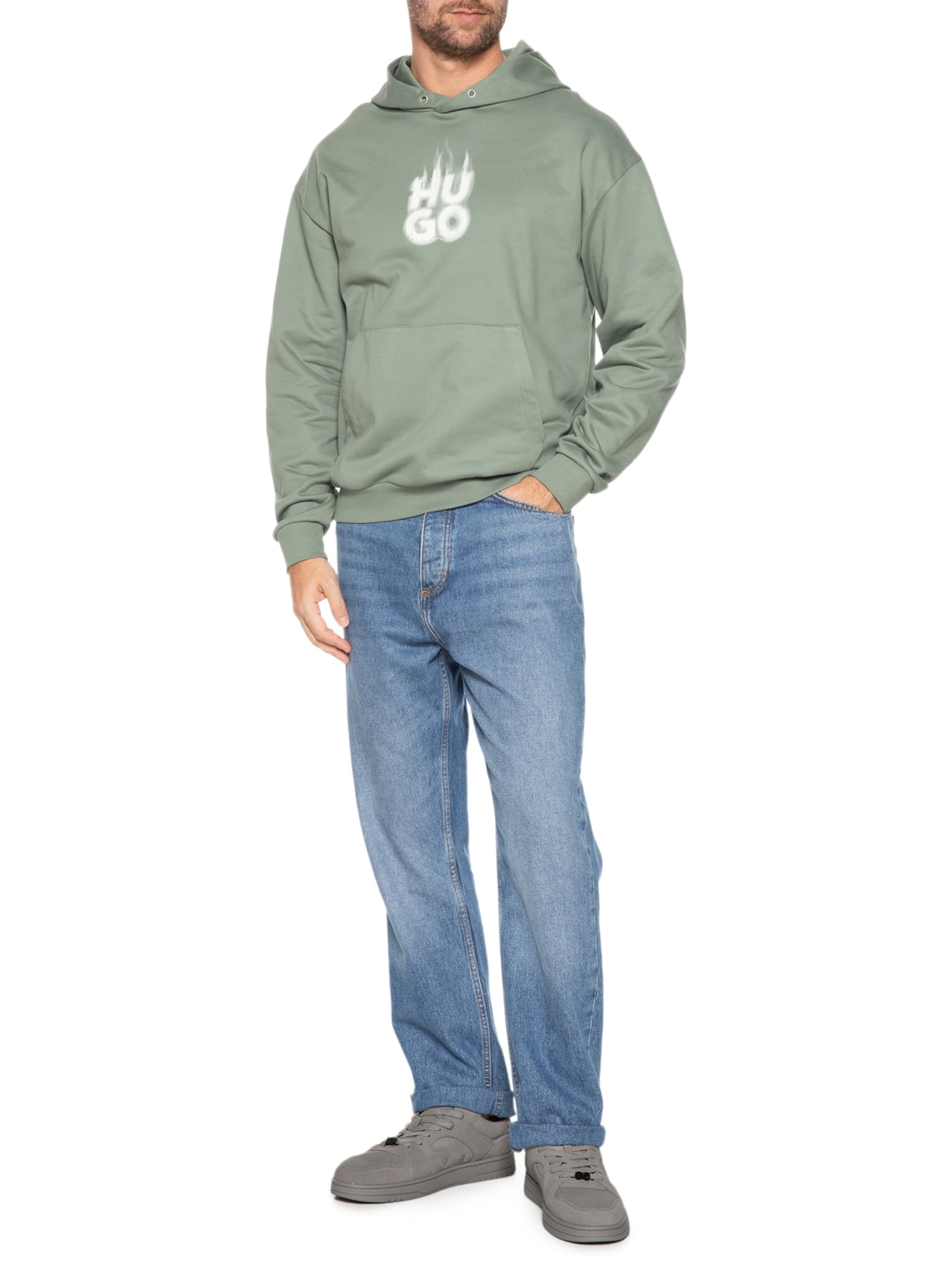 Tênis Masculino Hadrian Tenn Sd Cinza Hugo