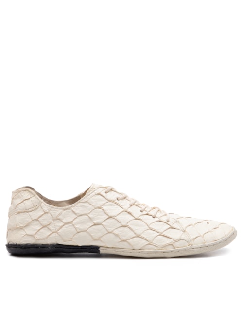 Tênis Masculino Handmade Pirarucu - Off White