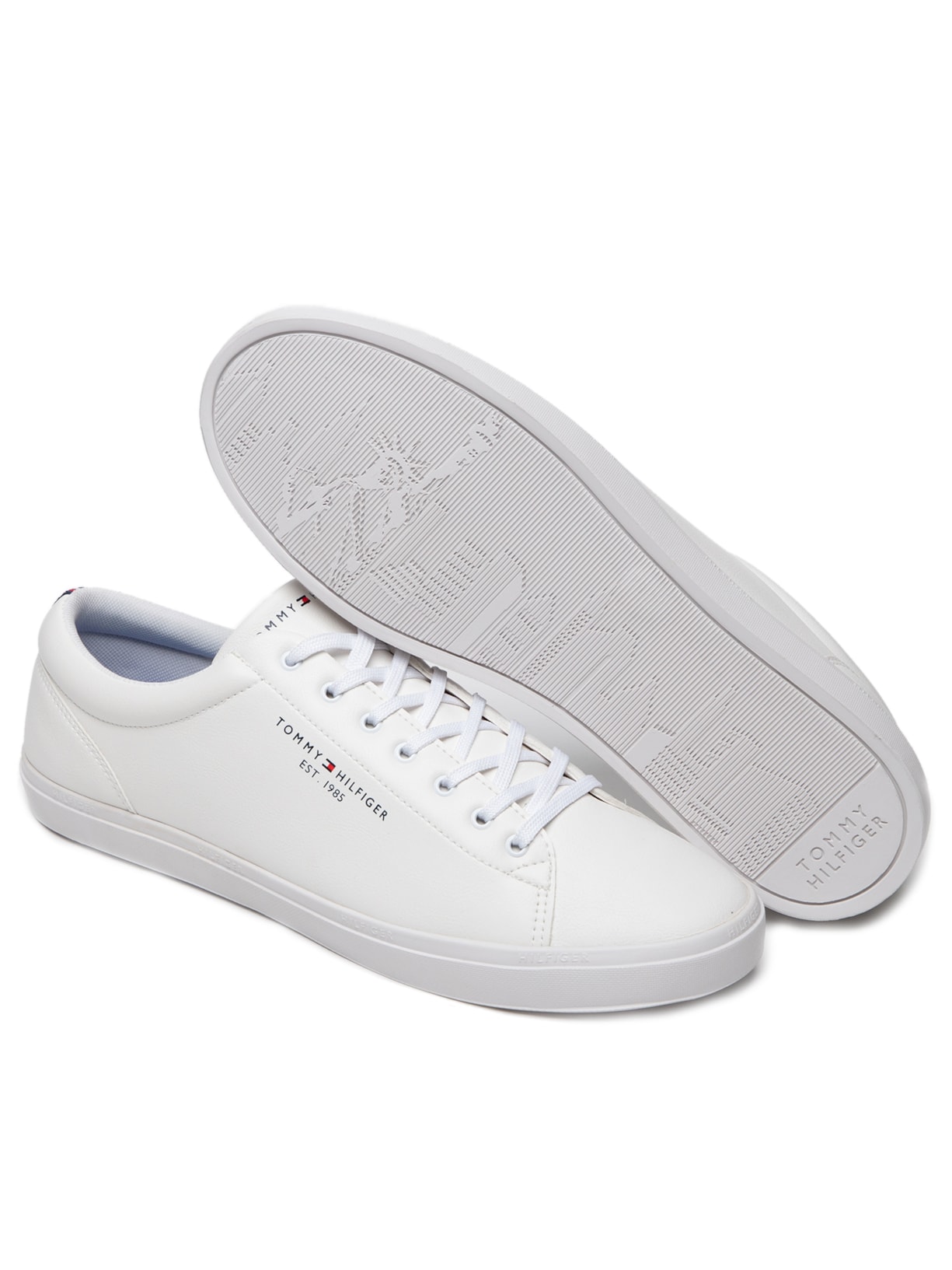 Tênis Masculino Harrison 5D5 Branco Tommy Hilfiger