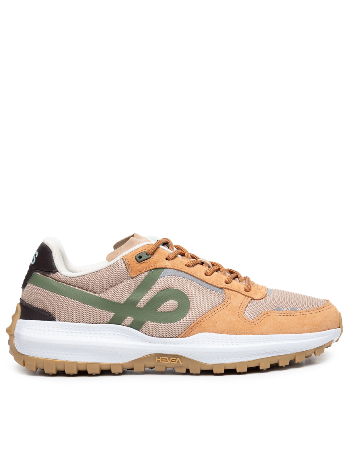 Tênis Masculino Hevea Dots Campo Oe - Marrom