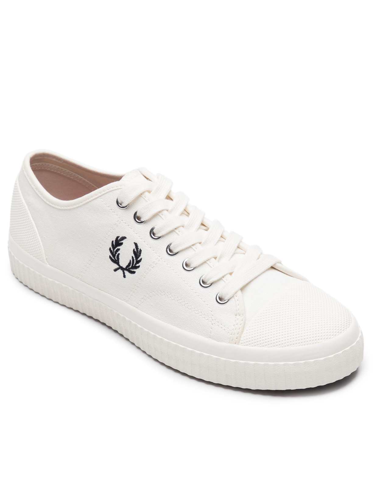 Tênis Masculino Hughes Low Canvas Off White Fred Perry