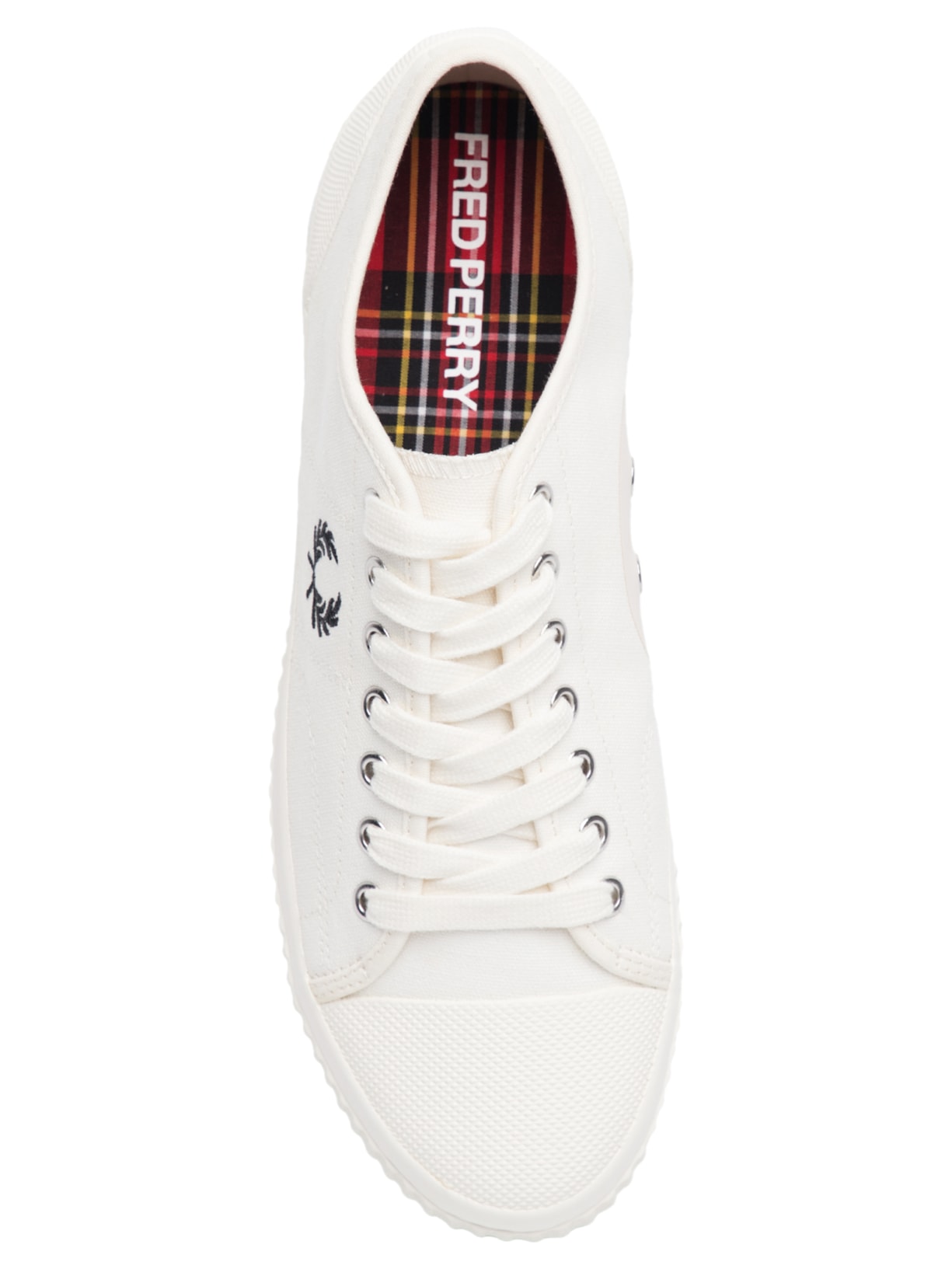 Tênis Masculino Hughes Low Canvas Off White Fred Perry
